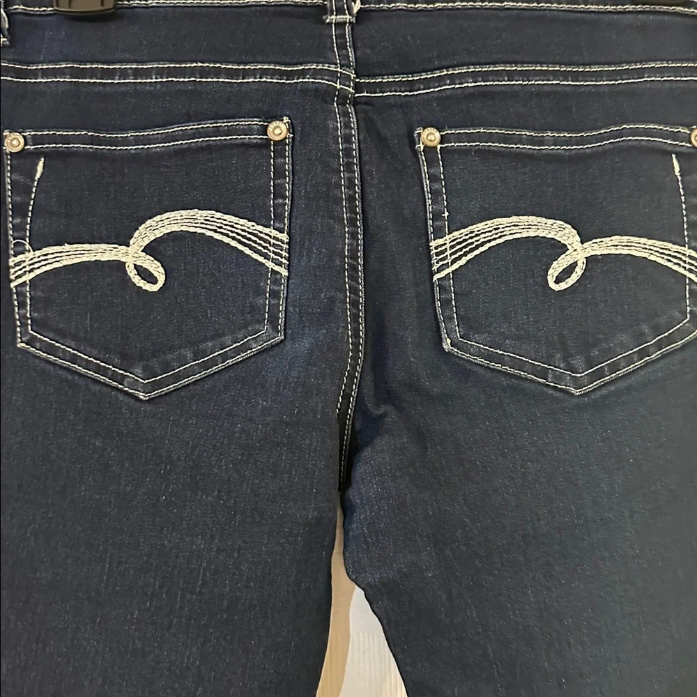 Justice Women's Dark Blue Skinny Jeans